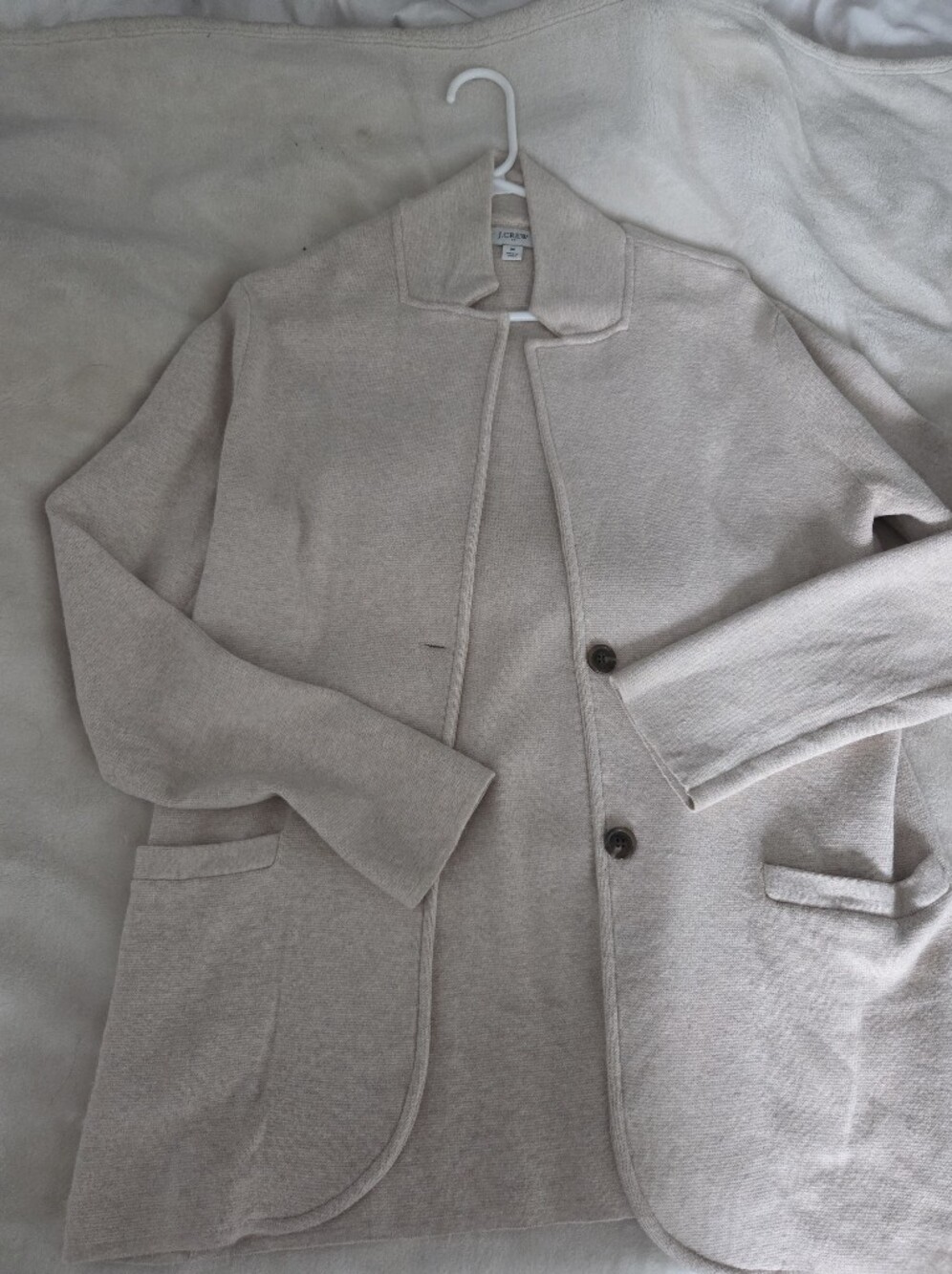 J.Crew Classic Knit Taupe Blazer